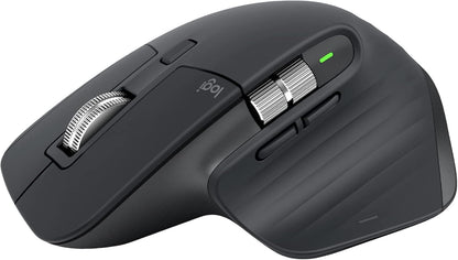 Logitech MX Master 3S Wireless Mouse - Graphite - Renewed