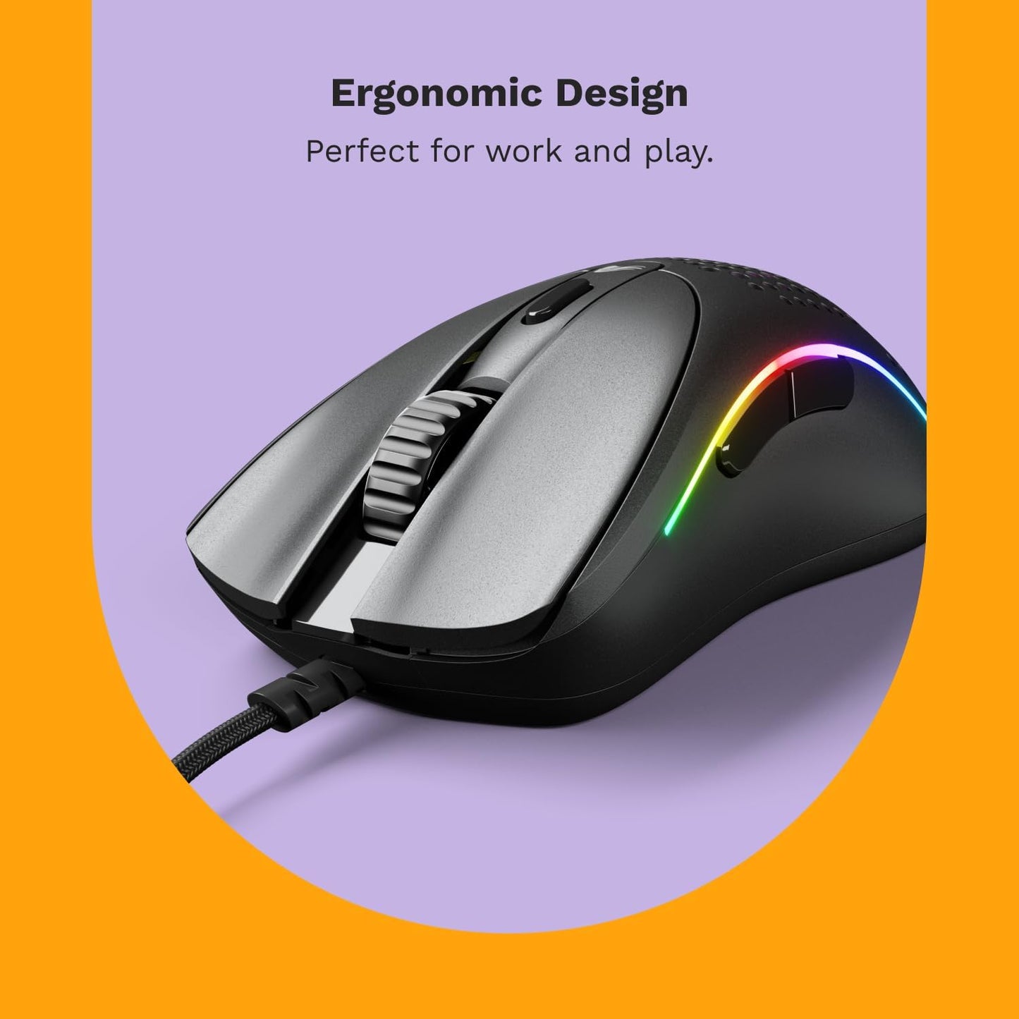 Glorious Glorious D 2 Wired Ergonomic Gaming Mouse