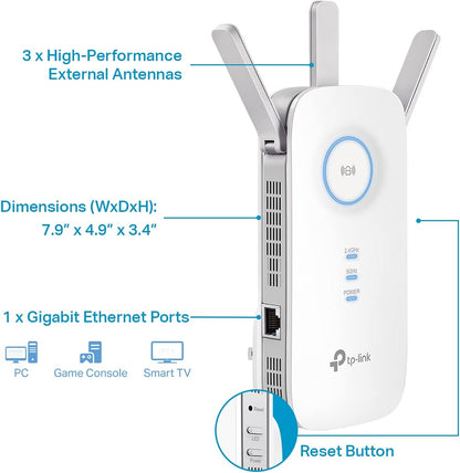 TP-Link RE550 AC1900 WiFi Range Extender