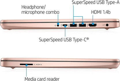 HP Touchscreen Laptop 14" Intel N4020 16GB 192GB Rose Gold