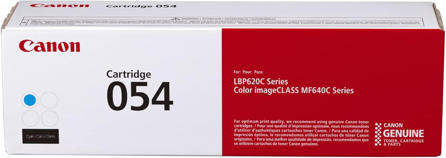 Canon Toner 054 Cyan (3023C001) Genuine imageCLASS Laser Printer