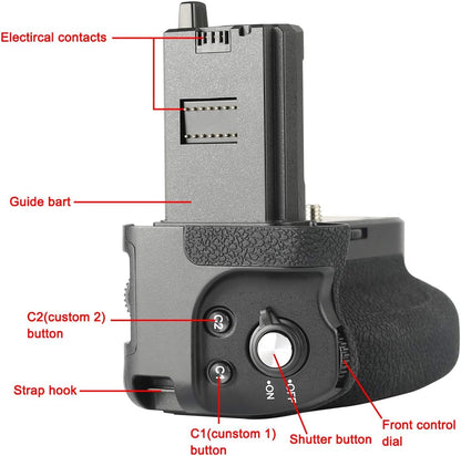 Meike D178621 MK-A7R IV PRO Battery Grip for Sony A7IV A7R IV A9II