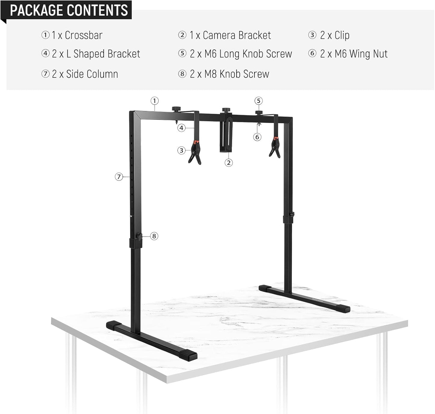 Neewer ST100 Overhead Camera Mount Tabletop Rig