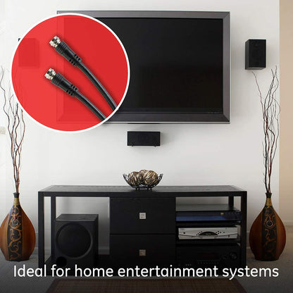 GE 33600 50ft RG6 Coax Cable F-Type