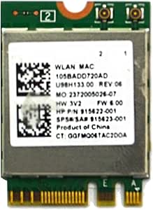 HP RTL8822BE Wireless WLAN Bluetooth WiFi Card
