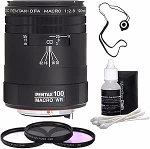 Pentax 21910-2 100mm Macro Lens Filter Kit Bundle