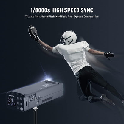 Neewer Q3 200Ws TTL Flash Strobe Kit Sony
