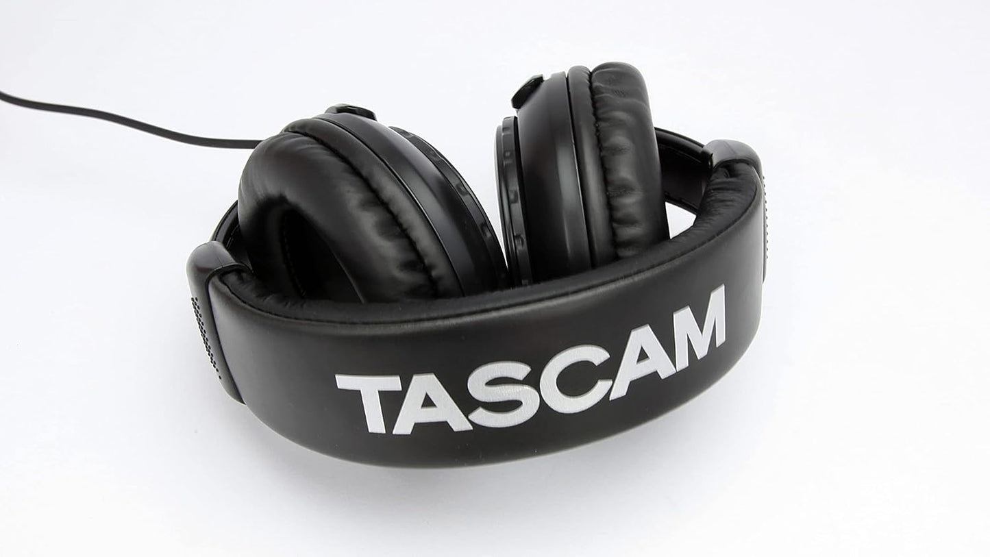 Tascam TH02 Studio Monitor Headphones Recording/Podcast