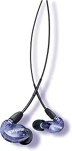 Shure SE215SPE-PL PRO Wired Earbuds - Purple Sound Isolating