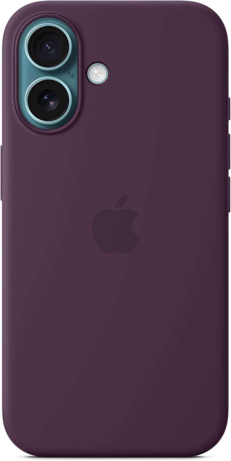 Apple iPhone 16 Silicone Case with MagSafe - Plum