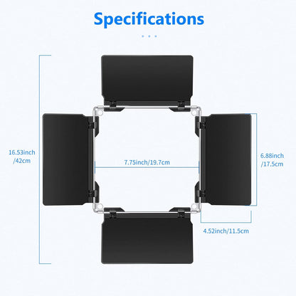 Neewer NA-480 LED Light Barn Door - for 480 LED Panel