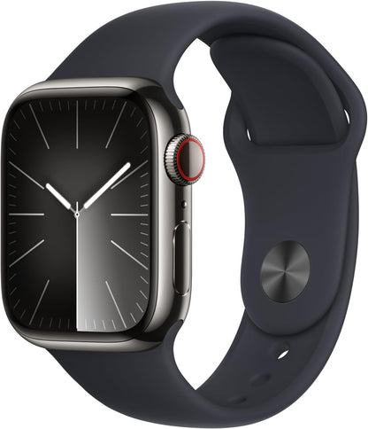Apple MRJ93LL/A Watch Series 9 41mm GPS + Cellular Graphite Stainless Steel