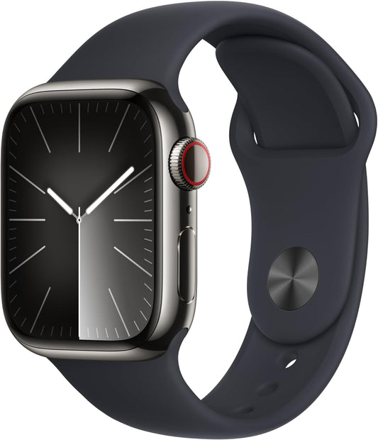 Apple MRJ93LL/A Watch Series 9 41mm GPS + Cellular Graphite Stainless Steel