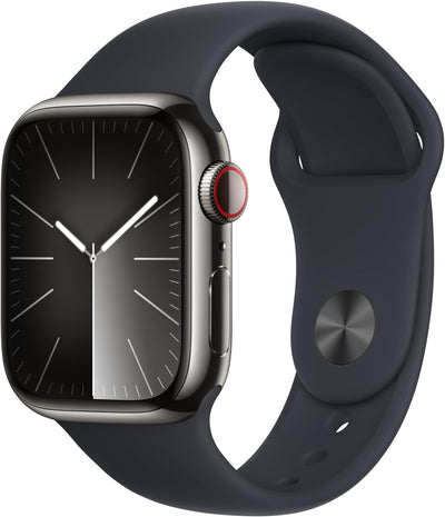 Apple Watch Series 9 41mm GPS + Cellular - Graphite (Renewed)
