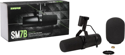 Shure SM7B Vocal Dynamic Microphone, Broadcast/Studio Mic