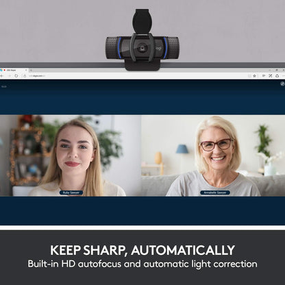 Logitech C920e HD 1080p Zoom Certified Webcam