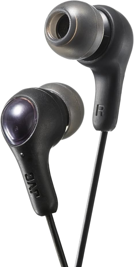 JVC HAFX7BN Gumy In-Ear Headphones Black — main product image