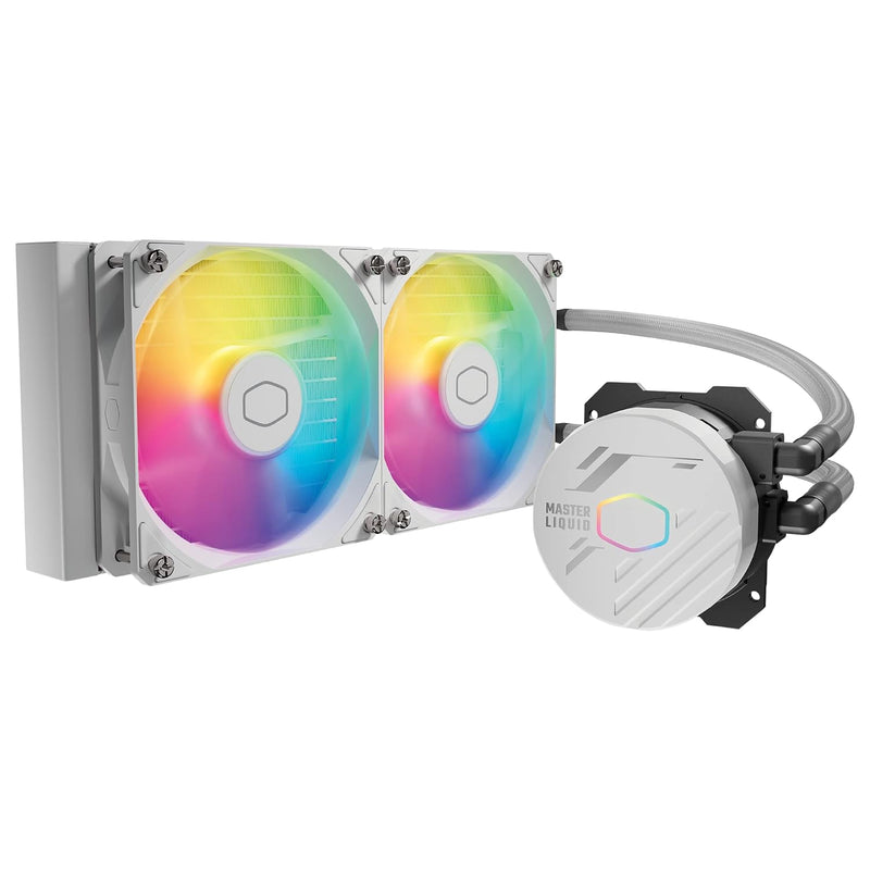 Cooler Master MLW-D24M-A18PZ-RW 240L Core White AIO Liquid Cooler — main product image