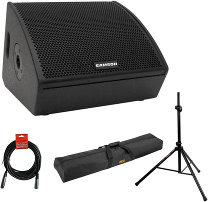 Samson RSXM12A 800W Active Stage Monitor Bundle
