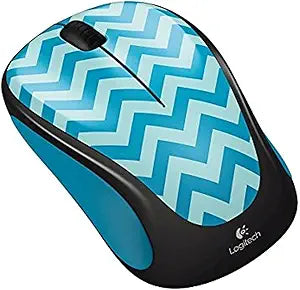 Logitech FBA_910-004456 M325c Wireless Optical Mouse - Teal Chevron