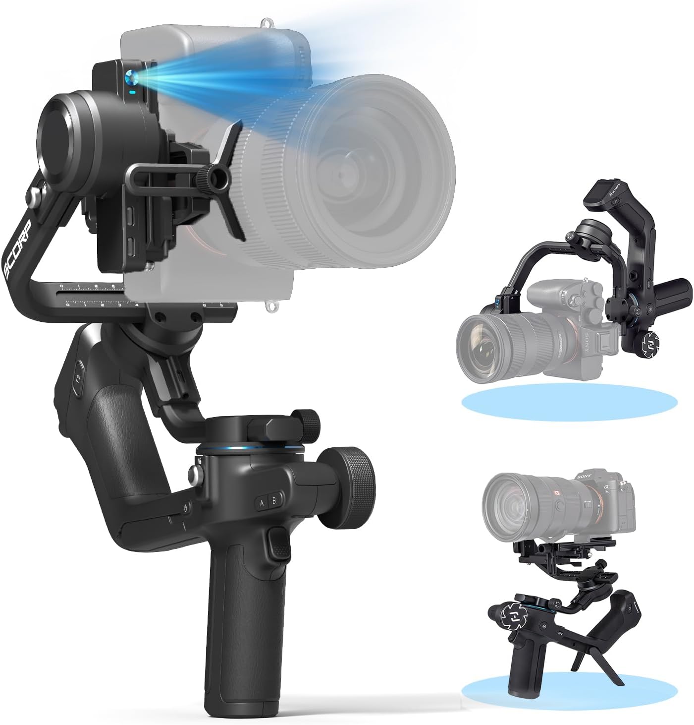 FeiyuTech JZJ-F2-2STD-UK SCORP 2 Camera Gimbal Stabilizer