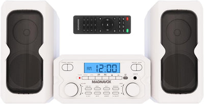 Magnavox MM435M-WH CD Shelf System Bluetooth Radio
