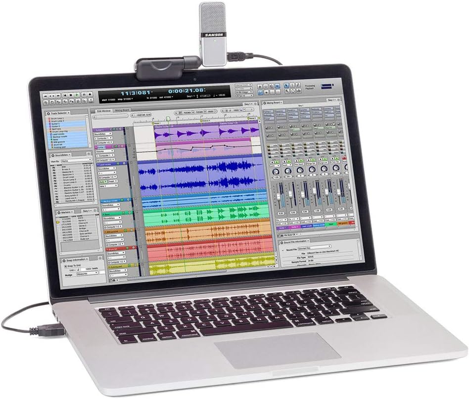 Samson GOMICS Go Mic Portable USB Condenser Microphone Bundle