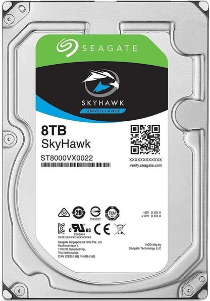 Seagate ST8000VX0022 SkyHawk 8TB Surveillance HDD - 3.5 inch