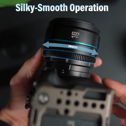 Sirui MS16L-B 16mm T1.2 Cine Lens - L Mount - Night Walker Series