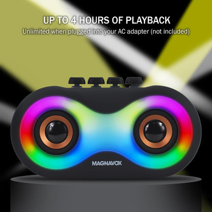 Magnavox MMA3998 Portable RGB Bluetooth Speaker