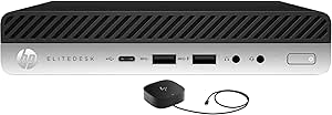 HP 4CR66 EliteDesk 800 G4 Mini PC with Dock