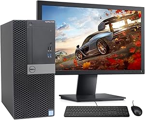 Dell OptiPlex 7040 i7 Tower PC 4K Gaming Monitor Renewed