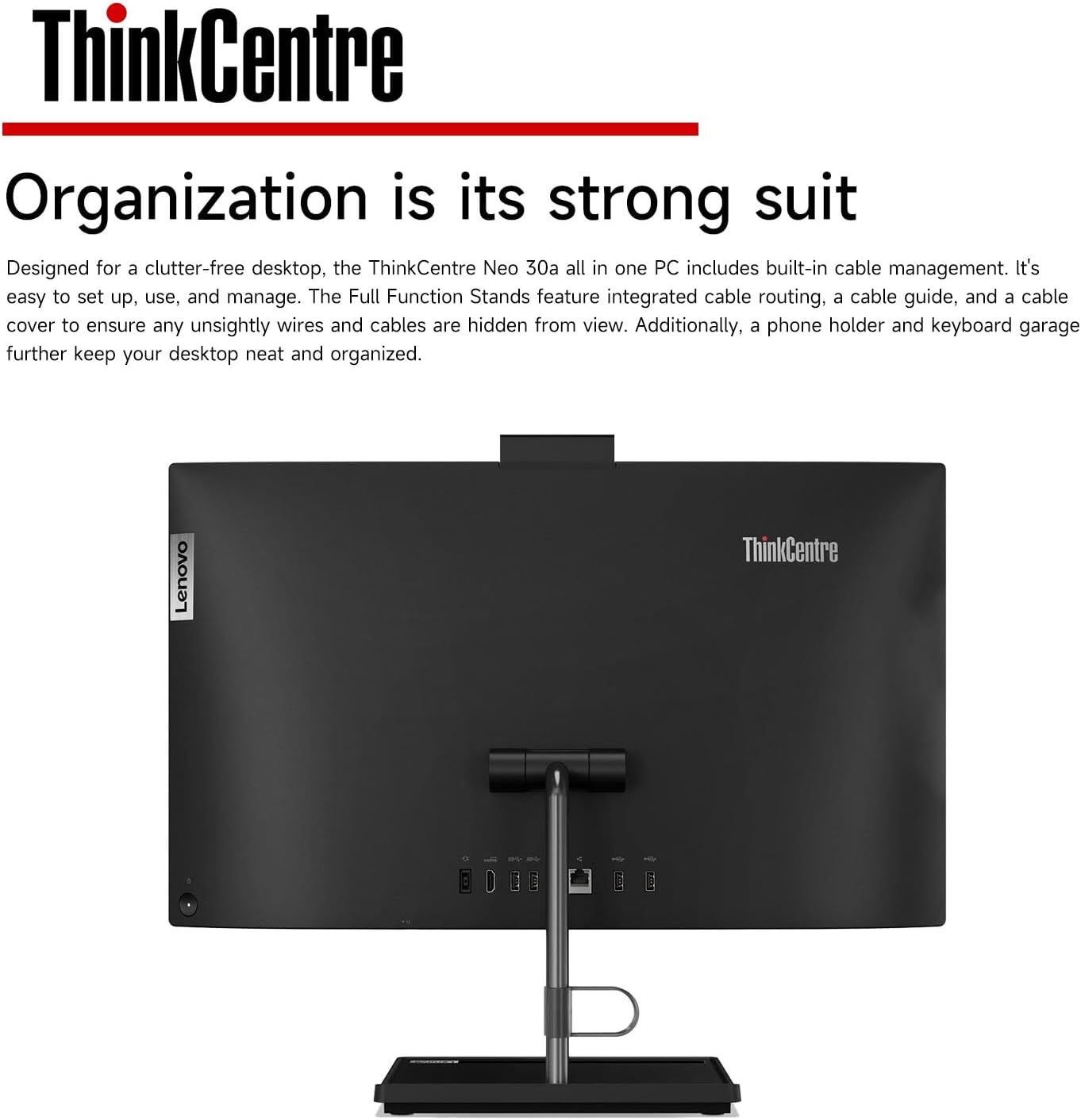 Lenovo ThinkCentre Neo 30a 23.8" AIO Desktop i5