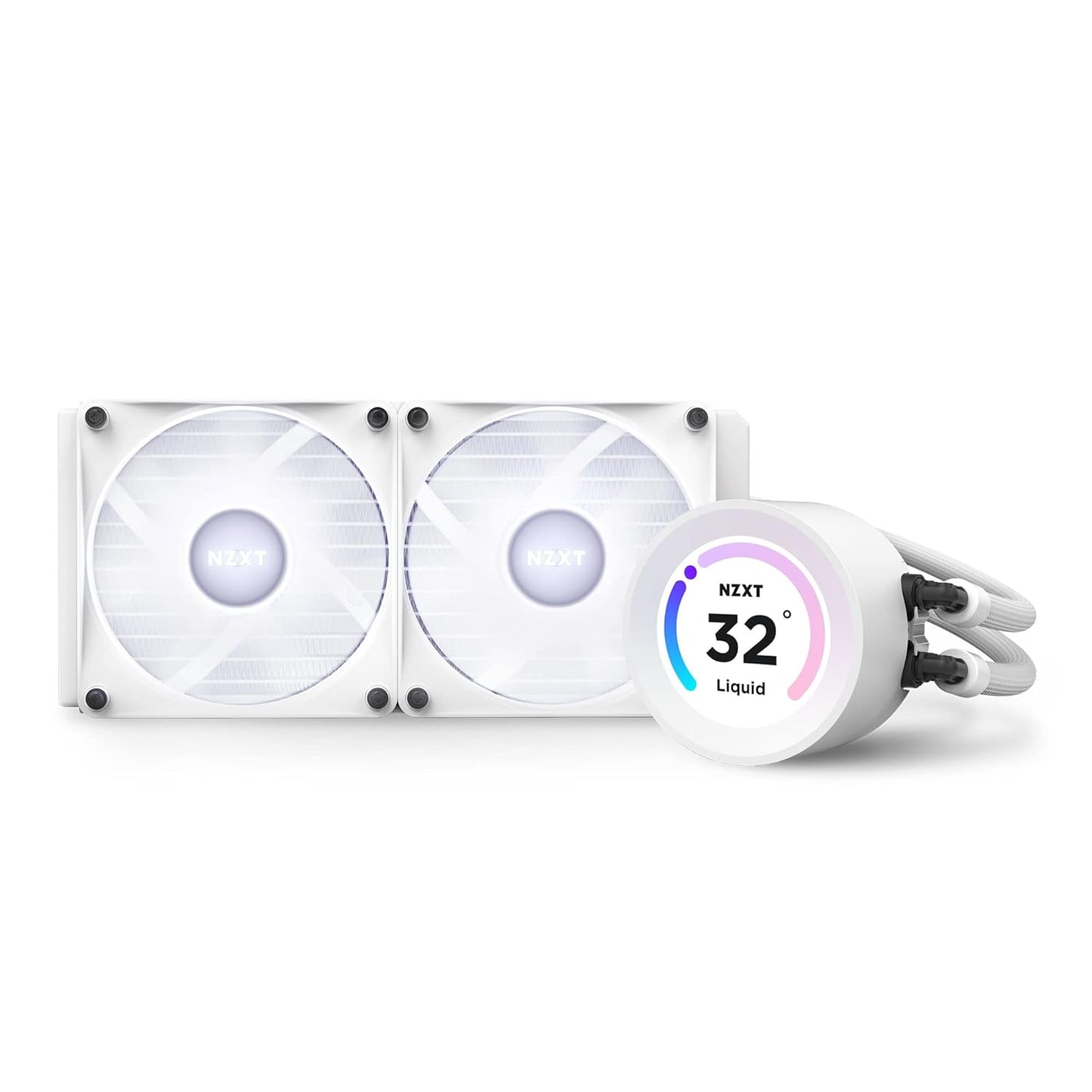 NZXT RL-KR24E-W1 Kraken Elite 240 RGB AIO CPU Cooler White