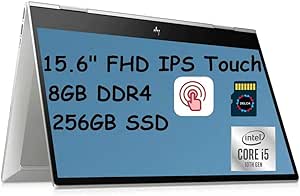 HP Envy x360 i5 2-in-1 Touchscreen Laptop 8GB 256GB SSD — main product image