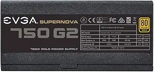 EVGA FBA_220-G2-0750-XR Supernova 750W Gold Power Supply — main product image