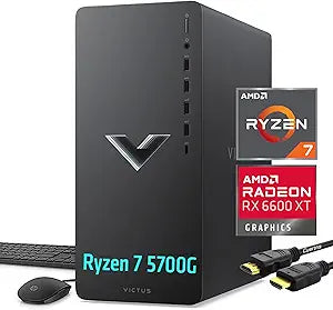 HP Victus 15L Gaming PC - Ryzen 7 5700G, RX 6600XT, 32GB RAM, 1TB SSD