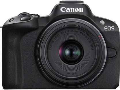 Canon R50 Mirrorless Camera RF-S18-45mm Lens Renewed