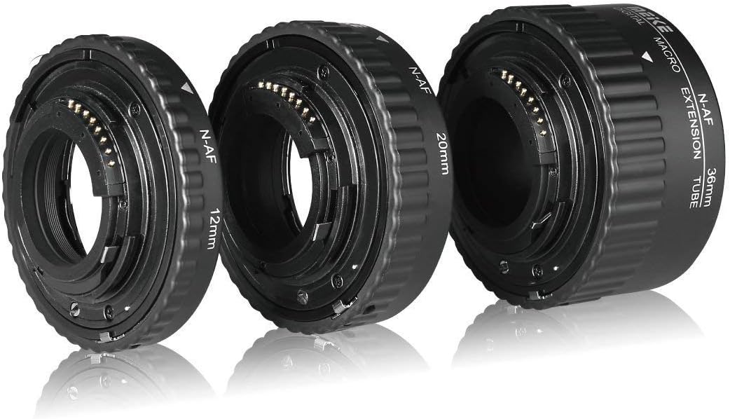 Meike 4332257968 Nikon Macro Extension Tube Set