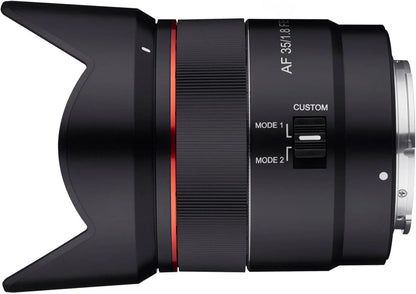 Rokinon IO3518-E AF 35mm F1.8 Full Frame Lens Sony E