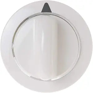 GE WE1M654 Dryer Timer Knob: Genuine OEM Replacement Part, White