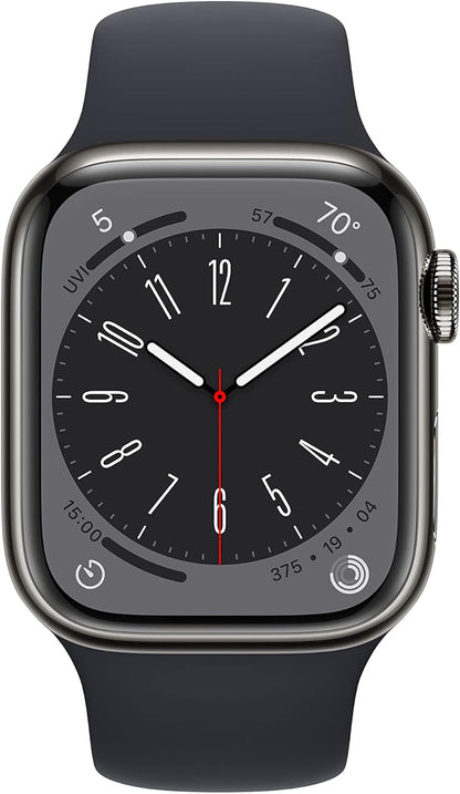 Apple MNVH3LL/A Watch Series 8 Cellular (Renewed)