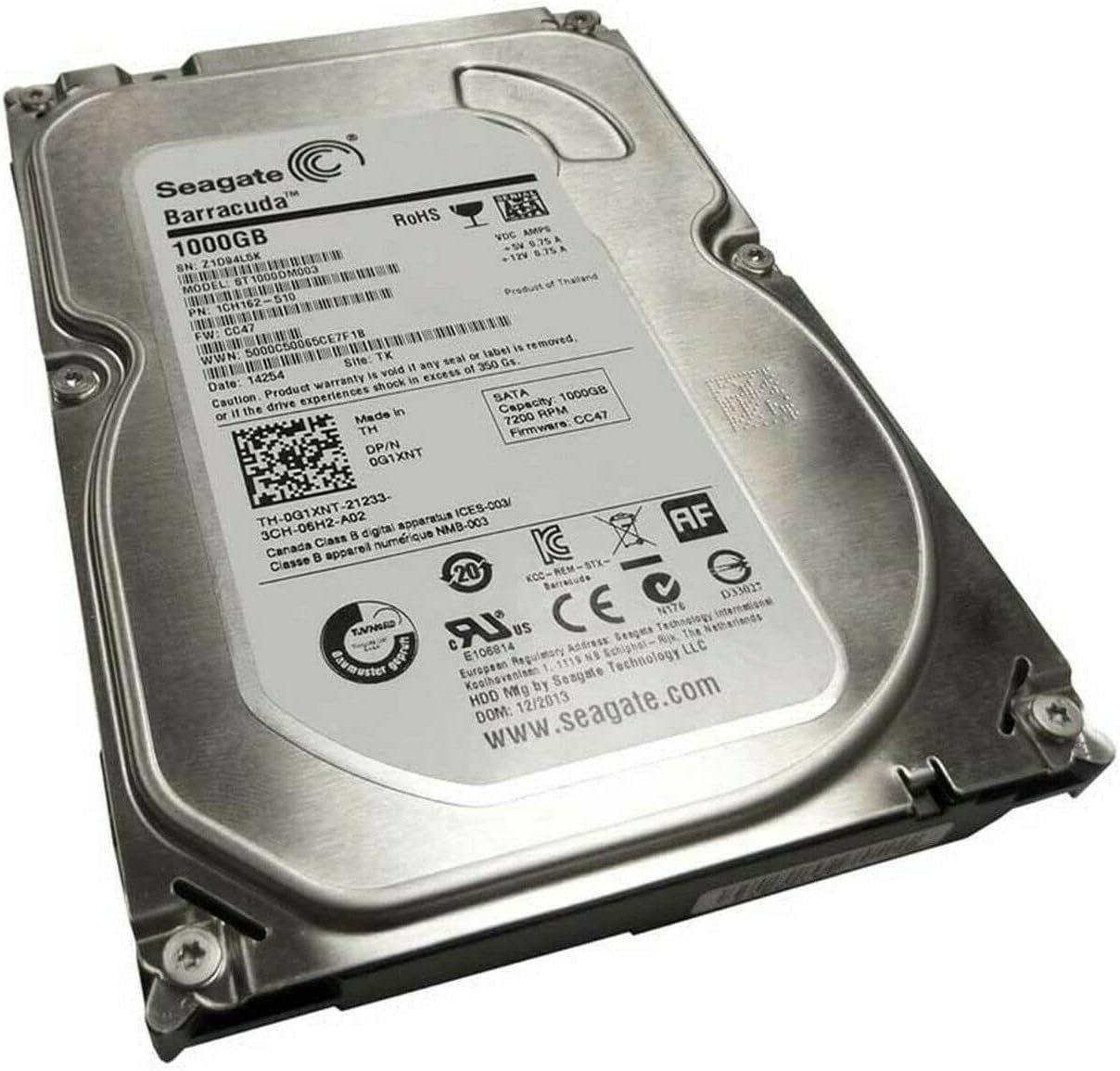 Seagate ST1000DM003 1TB Desktop HDD Internal Hard Drive