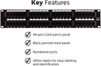 Monoprice 7305 48 Port CAT6 Patch Panel