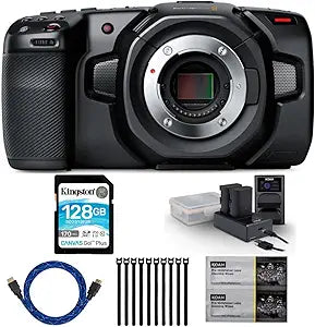 Blackmagic Design BMDPOCKET4K-KT4 Pocket 4K Cinema Camera Kit