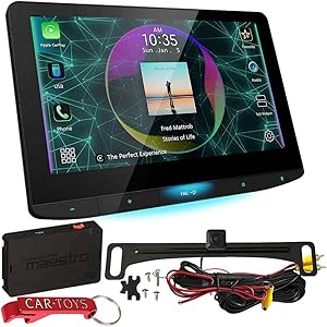JVC KW-Z1000W 10.1" Car Receiver Bundle