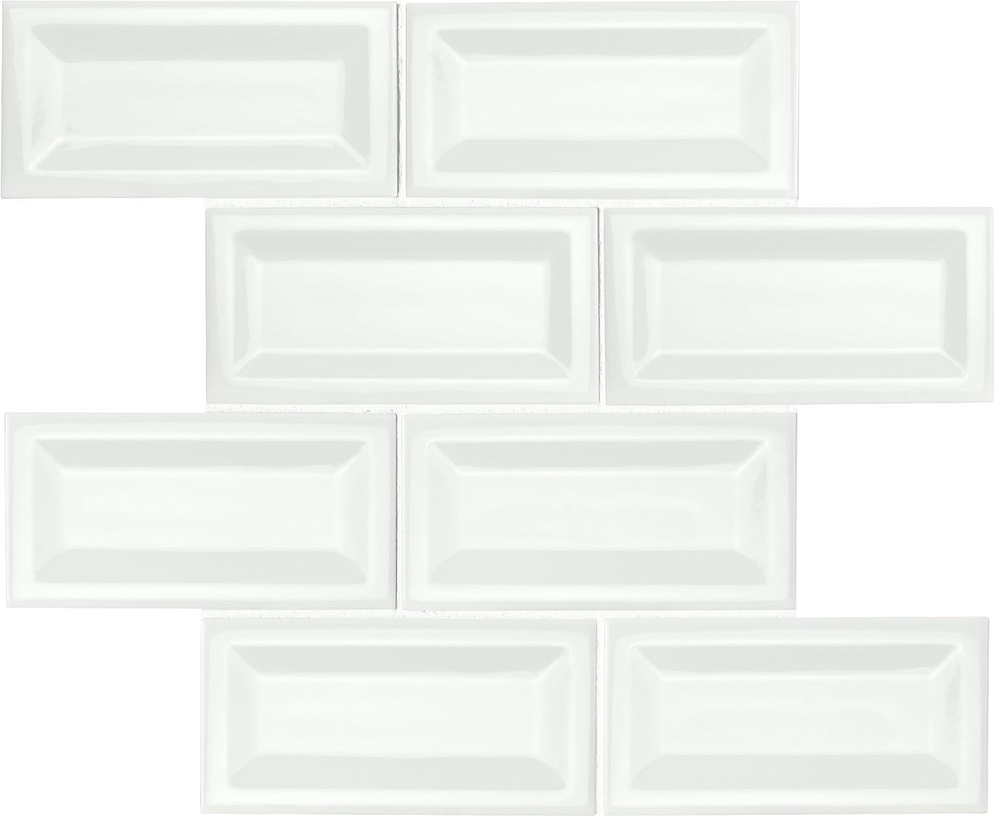 MSI AMZ-PT-00209 Ceramic Beveled Subway Tile Sample