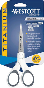 Westcott 16376 5-Inch Micro-Tip Fabric Scissors