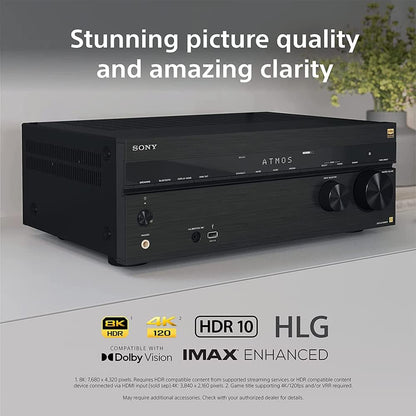 Sony E1SNSTRAN1000 STR-AN1000 7.2 Channel 8K A/V Receiver Bundle