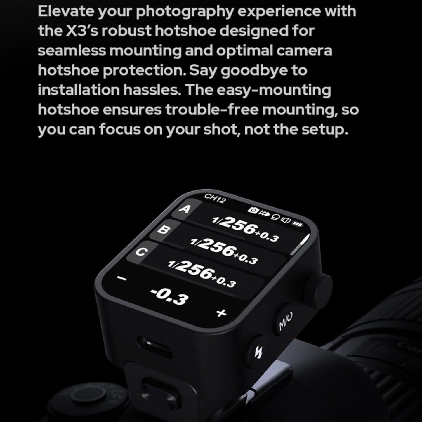 Godox X3-F TTL Wireless Flash Trigger Fujifilm Cameras